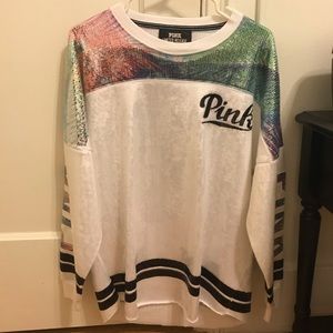 Victoria’s Secret PINK Limited Release Sequin Crew